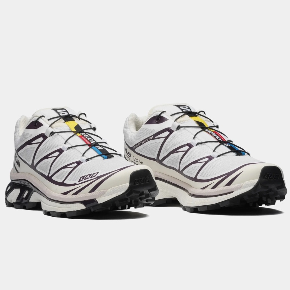Salomon XT-6 white/vanilla ice/plum perfect